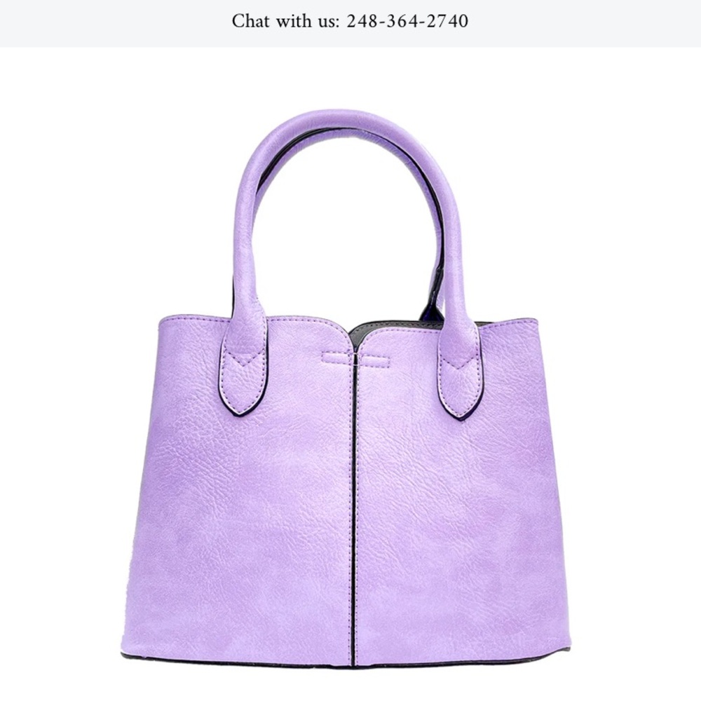 Elegant Lavender Satchel
